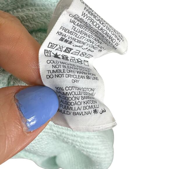 SWEATY BETTY Nestle Up Half Zip Pullover Mint Blue Women's Size XS Relaxed Fit - Picture 7 of 9